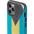 Bahamas Flag Distressed iPhone 12 Pro Impact Case